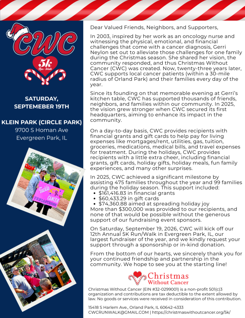 CWC 5k 2026 – Sponsorship Packet