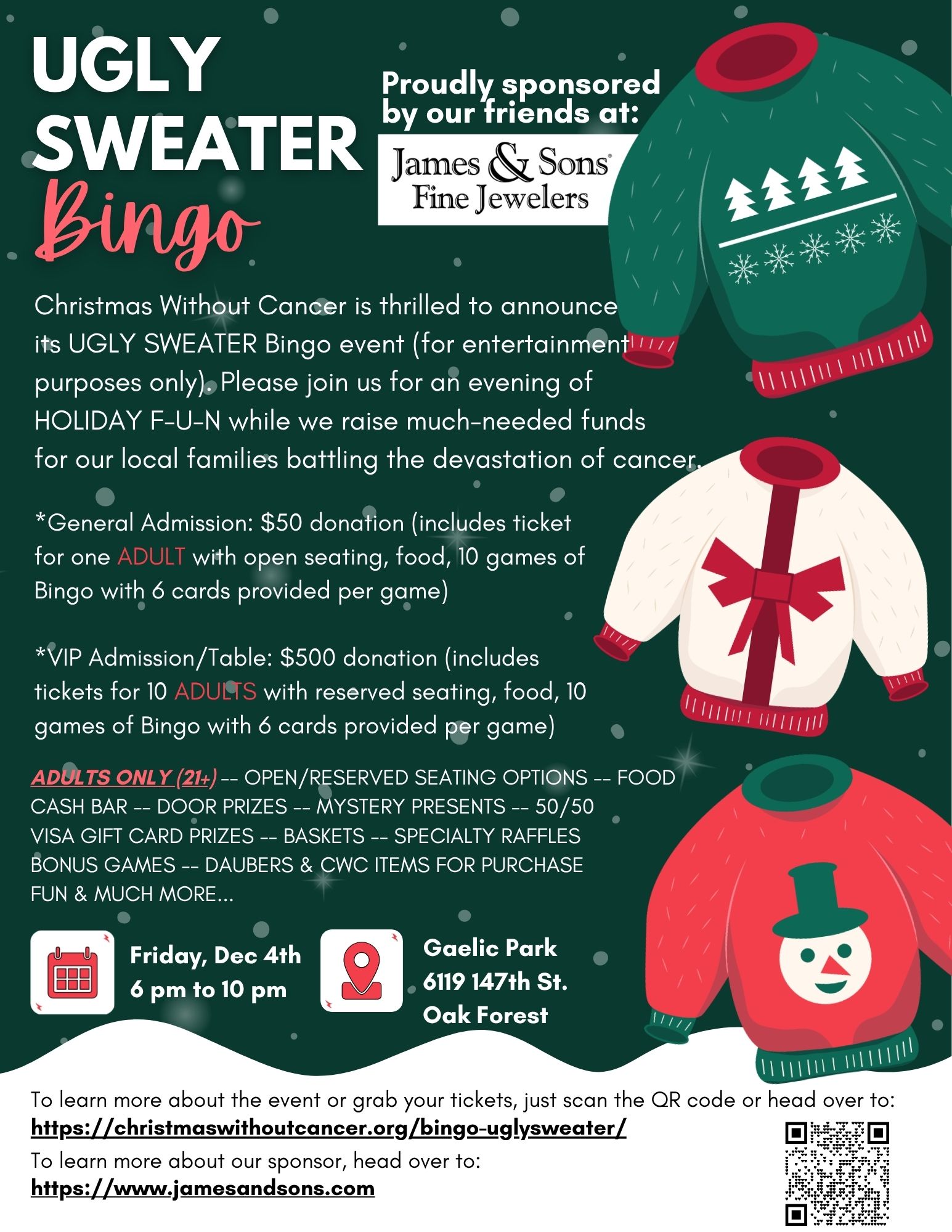 Ugly Sweater Bingo